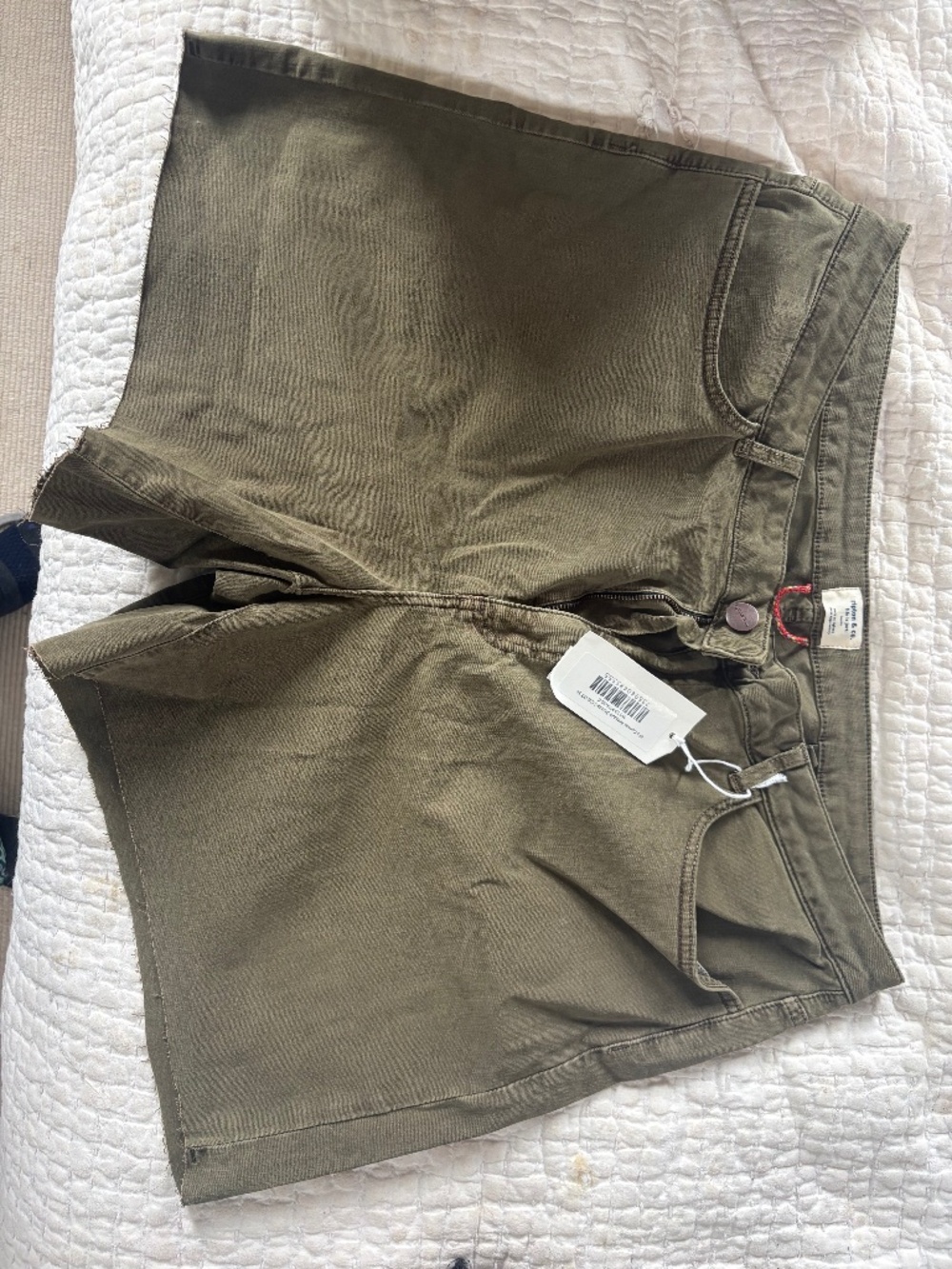 Ripton & Co. Women’s Canvas Antique (Hunter Green) Cut Off size 36